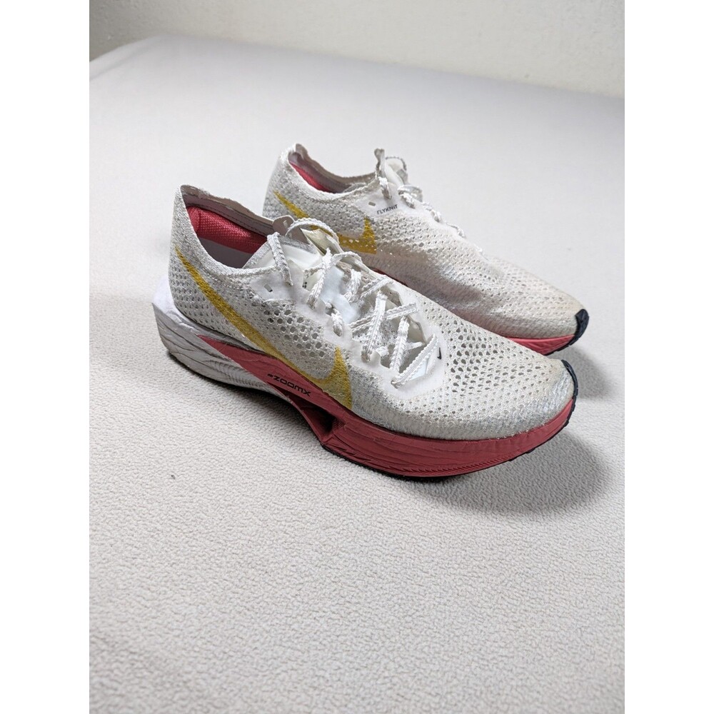 Nike Vaporfly 3 Running Shoes Womens Sz 7.5 White Pink DV4130-101 ZoomX Flyknit